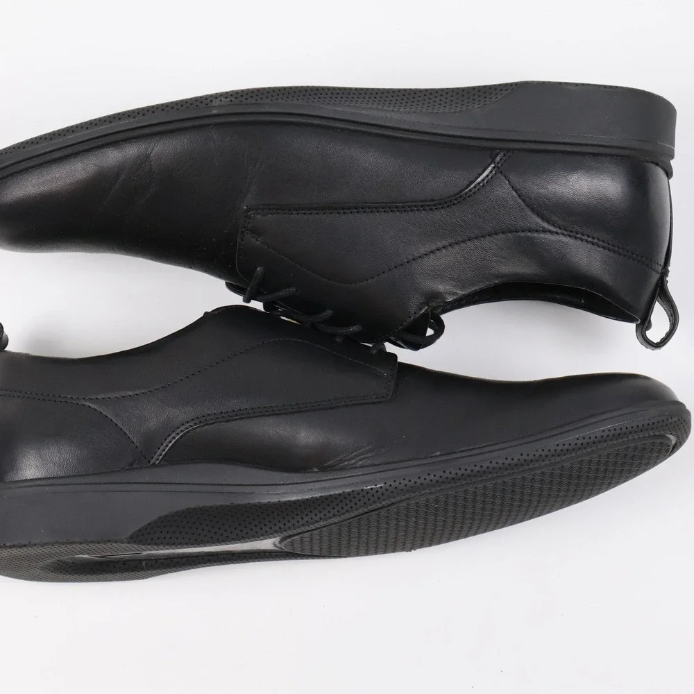 Amberjack The Original Derby Shoes Black Leather 8.5 NWT